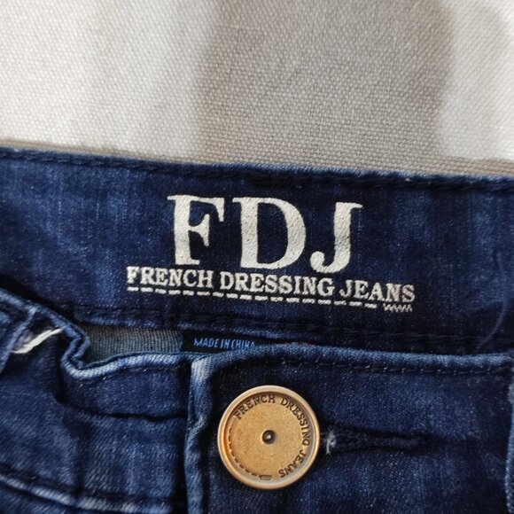 FDJ Suzanne jeans Caori High-rise Straight women's size 8 ink blue colour - Picture 5 of 14